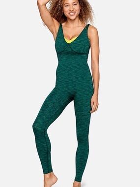 Outdoor Voices Freeform Unitard in Conifer Green size small